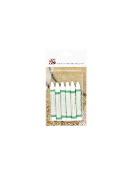 Rema tip top white mark-up chalk, pack of 6