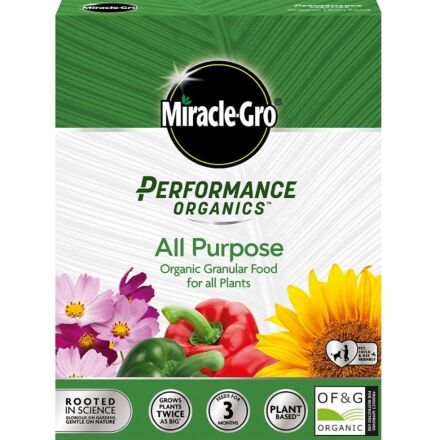 Miracle Gro Performance Organics Plant Food - 1kg