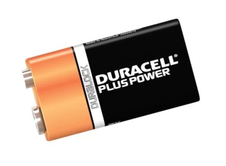 Duracell 9VK2P Alkaline Batteries (2) S3568