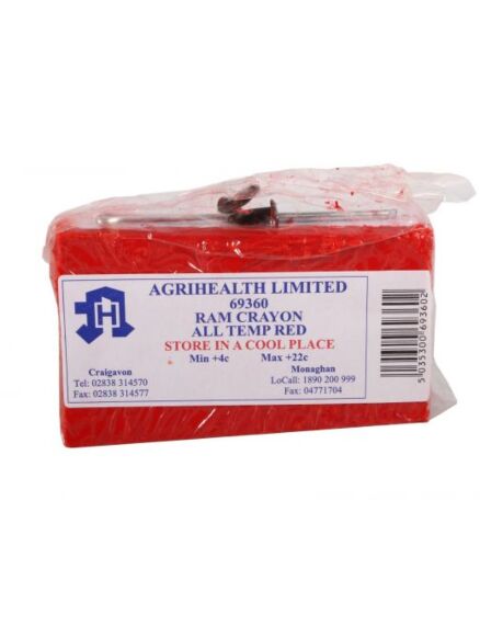 Agrihealth Ram Crayons All Temperature -Red