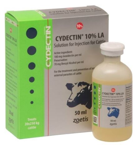 Cydectin LA 10% Cattle Injection 50ml