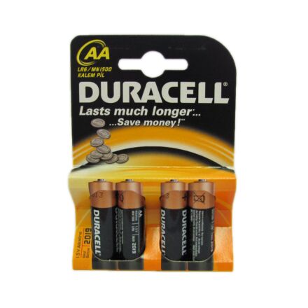 Duracell AA Battery 4 Pack 