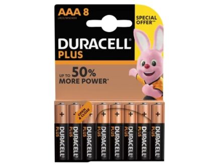 Duracell AAA Special Offer Battery Pack Of 8
