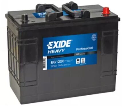 EG1250 Exide Heavy Duty Commercial Professional Battery
