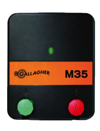 Gallagher M35 electric fence energiser + Free Voltage Tester