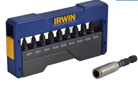 Irwin Impact Screwdriver Bit Set, 10 Piece