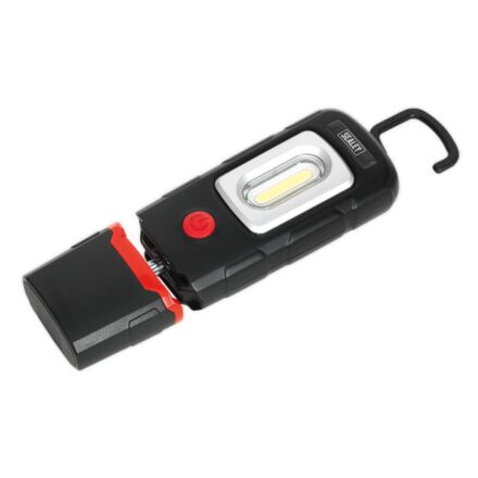 Sealey 360° 3W COB + 1W LED Rechargeable Lithium