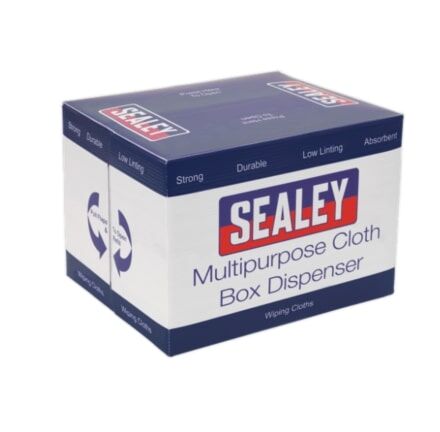 Sealey Multipurpose Paper Wipe in Polyflute Dispenser Box 