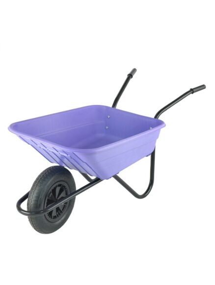 the royal lilac polypropylene wheelbarrow