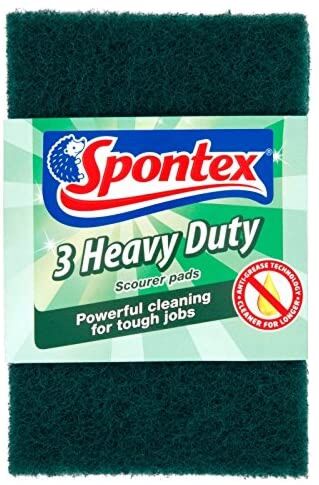 Spontex Heavy Duty Scourer Pads 3 pack